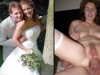 Poraščeni oblečen in undressed brides, brezplačno x ocenjeno video ef | sex