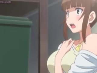 Besar breasted anime mendapat hammerd
