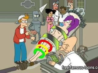 Futurama vs griffins ฮาร์ดคอร์ ผู้ใหญ่ วีดีโอ ล้อเลียน