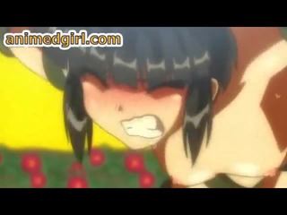Związany w górę hentai hardcore pieprzyć przez shemale anime pokaz